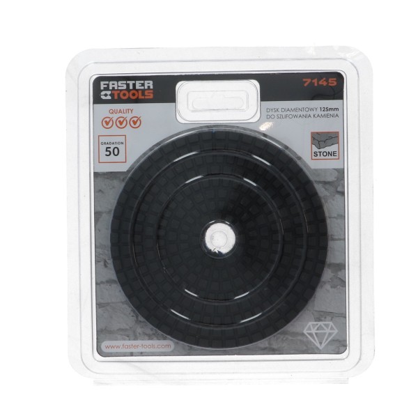 Diskas akmens šlifavimui ø125mm  P50                                                                